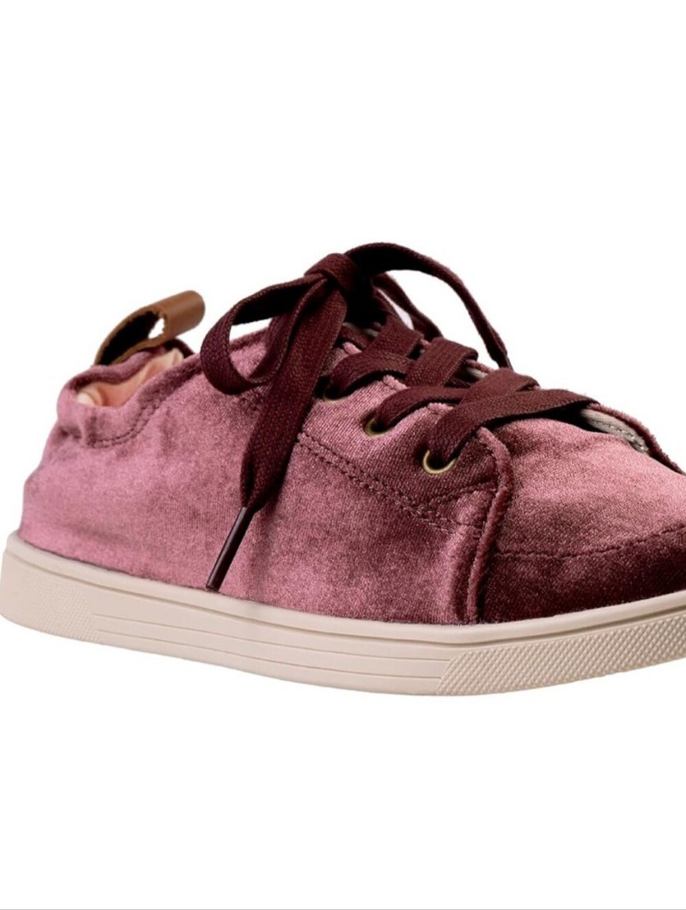 Revitalign Velvet Low-Top Sneakers Grape NEW - Picture 5 of 14